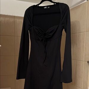 Tiger Mist Black Long Sleeve Dress